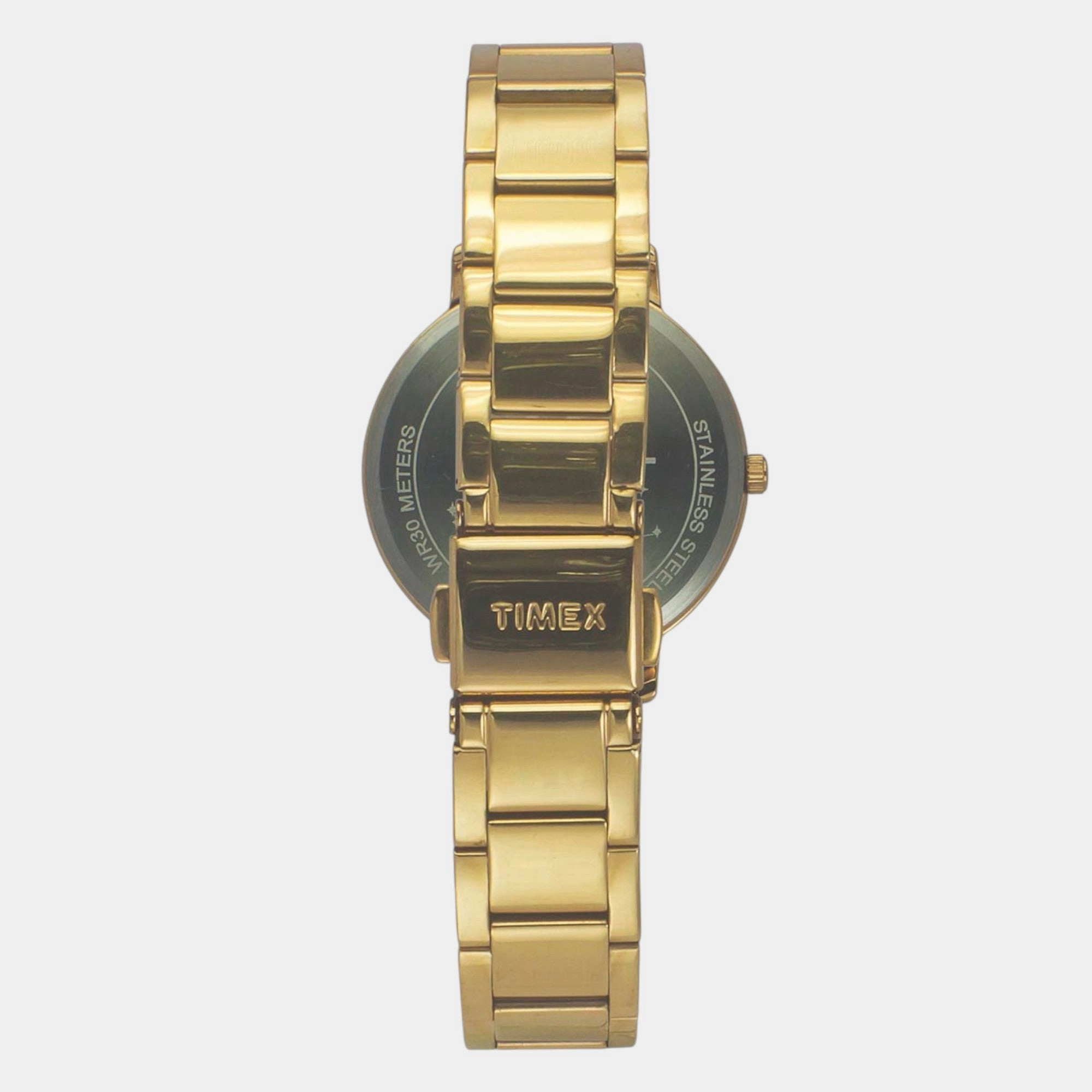 Women Quartz Green Dial Multi-Function Stainless Steel Watch TWEL18700
