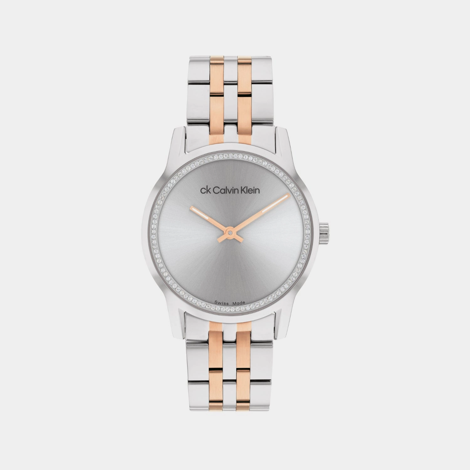 Women Quartz Grey Dial Analog Stainless Steel Watch 25000020
