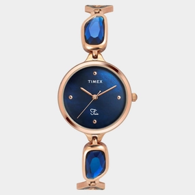 Women Quartz Mother of Pearl Dial Analog Brass Watch TWEL15904