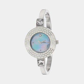 Women Quartz Mother of Pearl Dial Analog Stainless Steel Watch TI000N30300