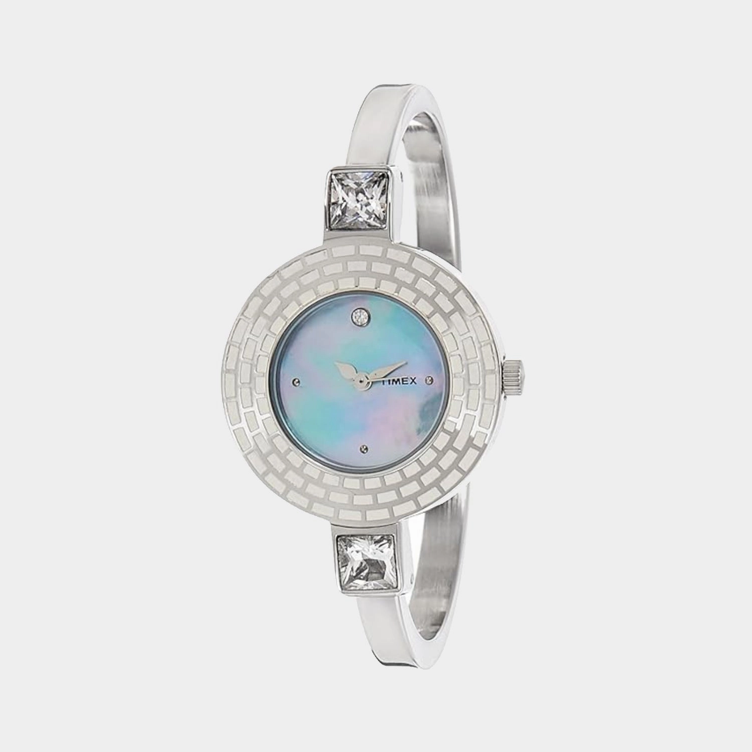 Women Quartz Mother of Pearl Dial Analog Stainless Steel Watch TI000N30300