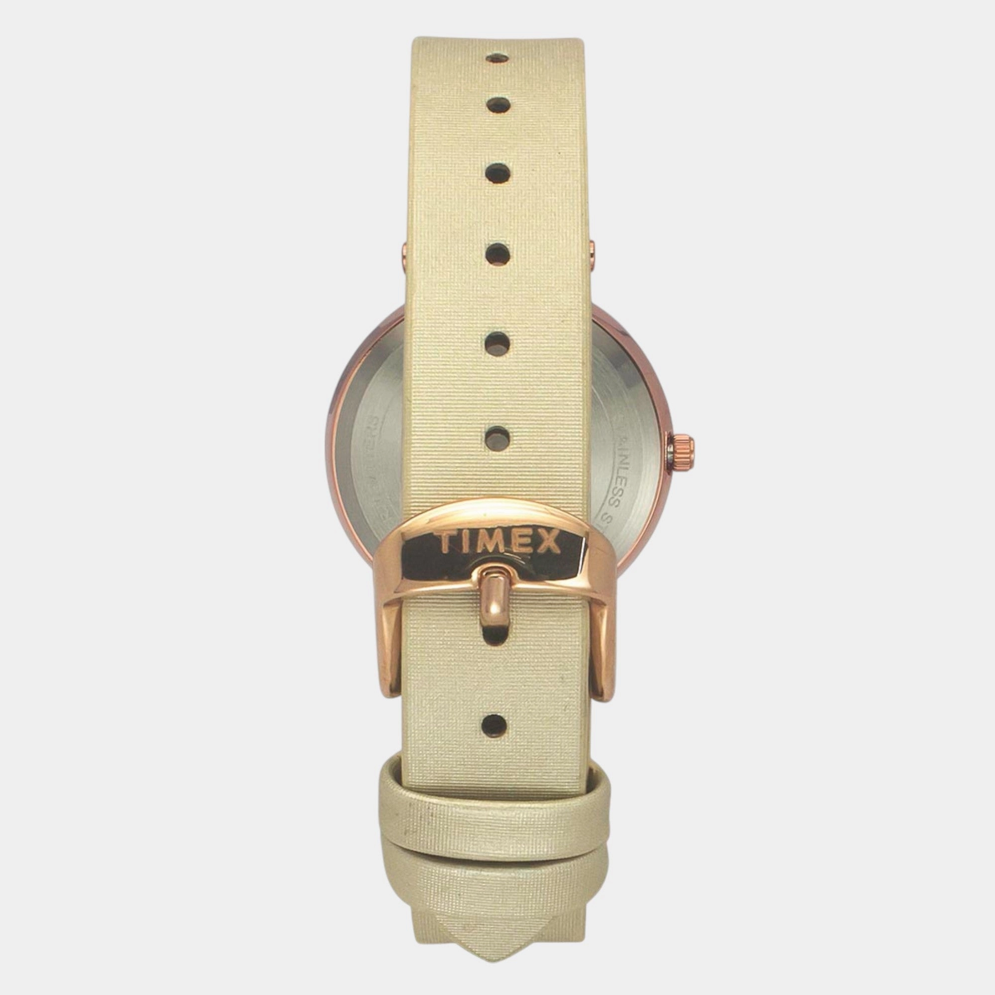 Women Quartz Orange Dial Analog Leather Watch TWEL19201