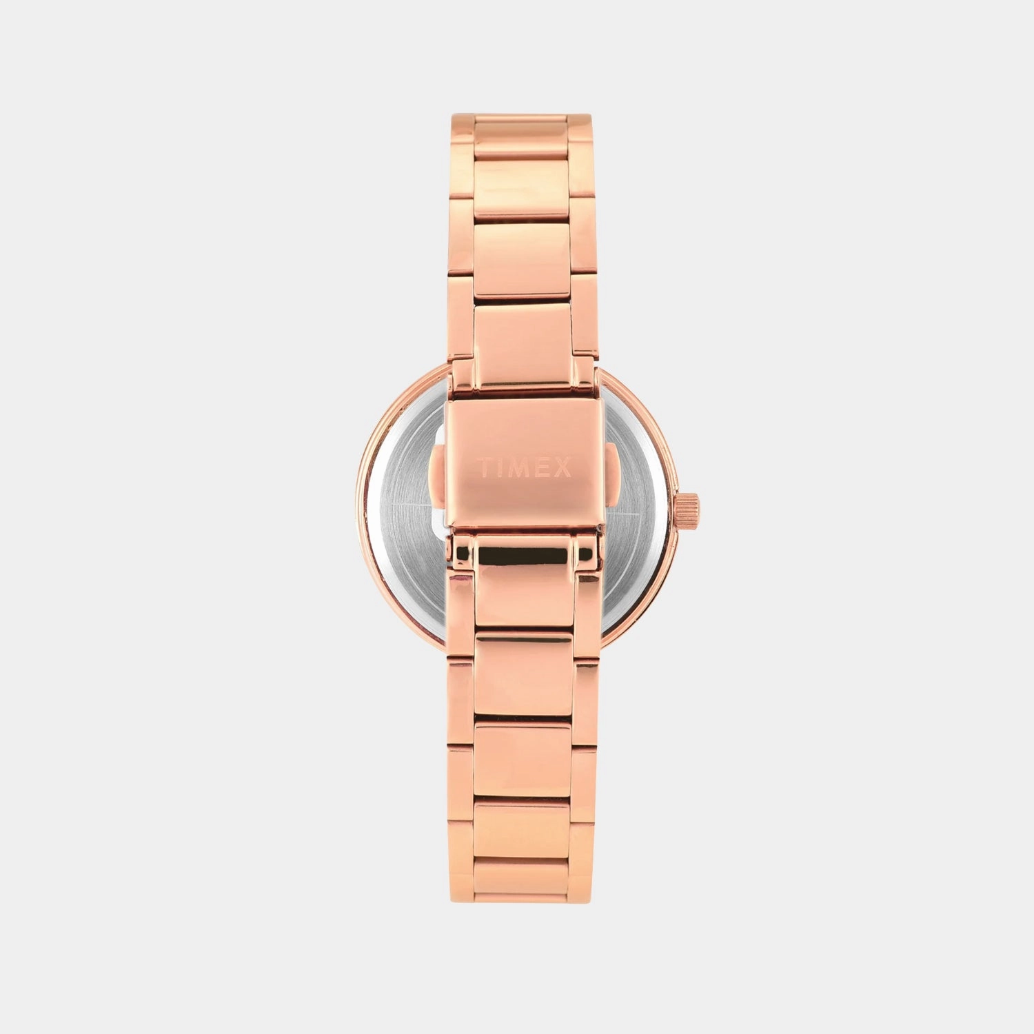 Women Quartz Pink Dial Multi-Function Stainless Steel Watch TWEL18707