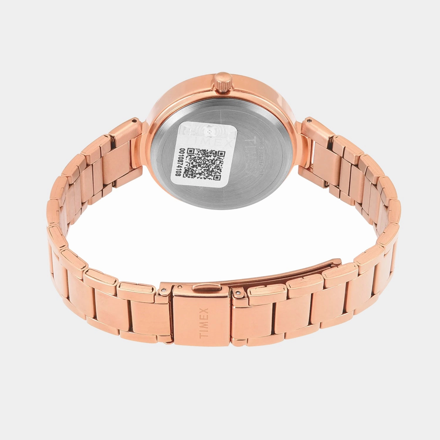 Women Quartz Pink Dial Multi-Function Stainless Steel Watch TWEL18707