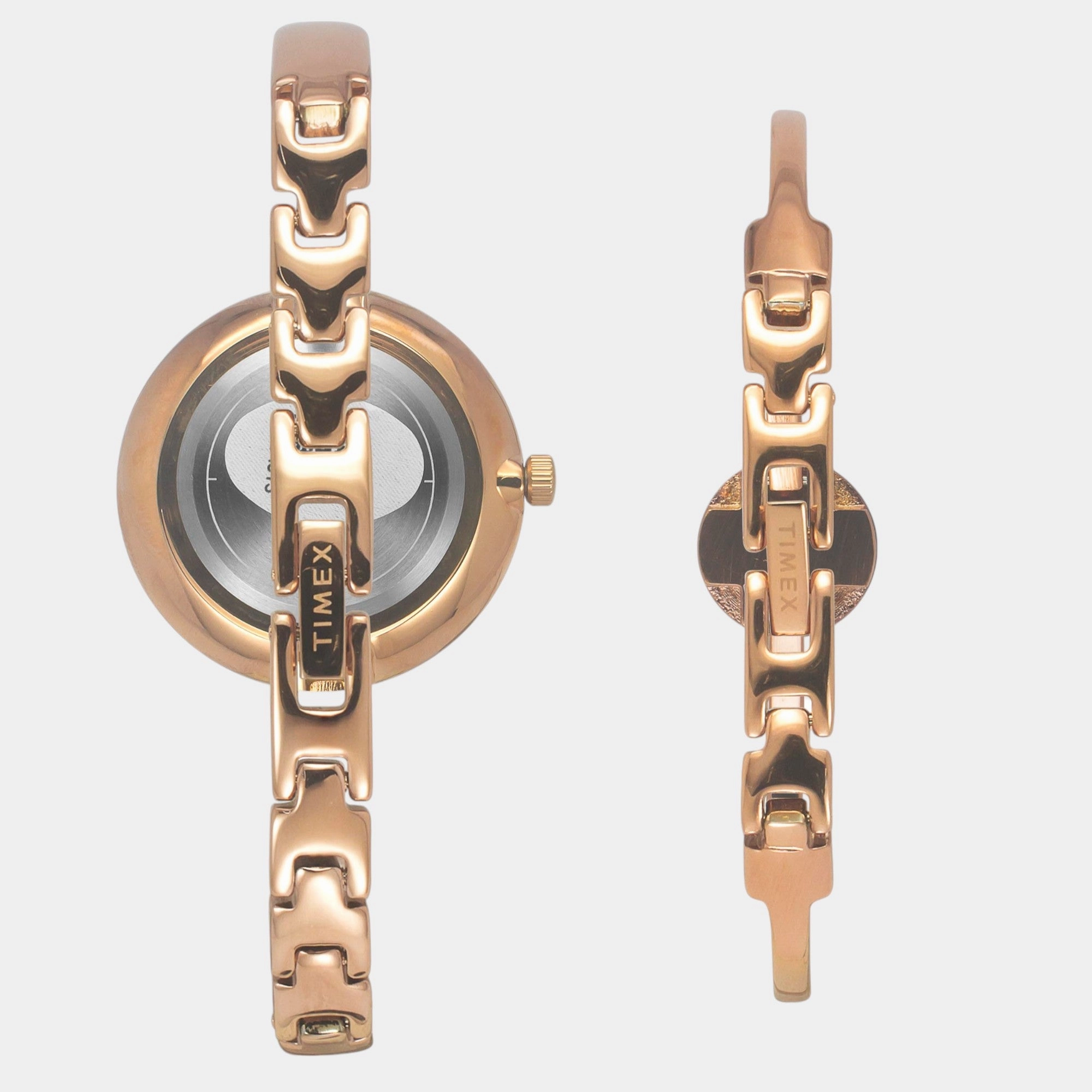 Women Quartz Rose Gold Dial Analog Brass Watch TWEL18502
