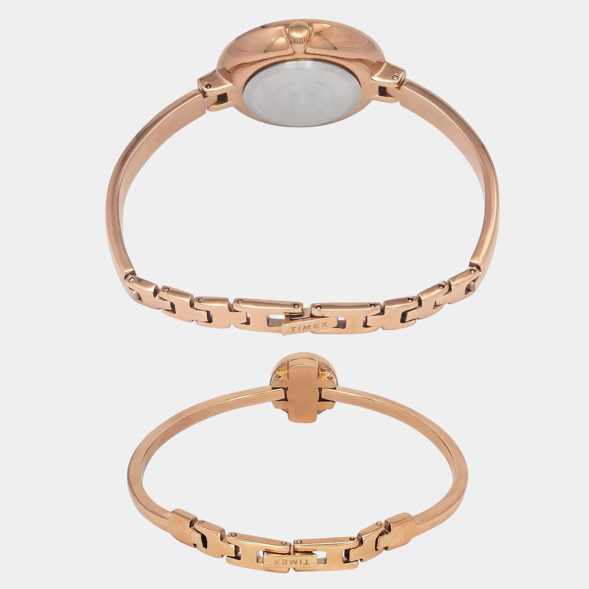 Women Quartz Rose Gold Dial Analog Brass Watch TWEL18502