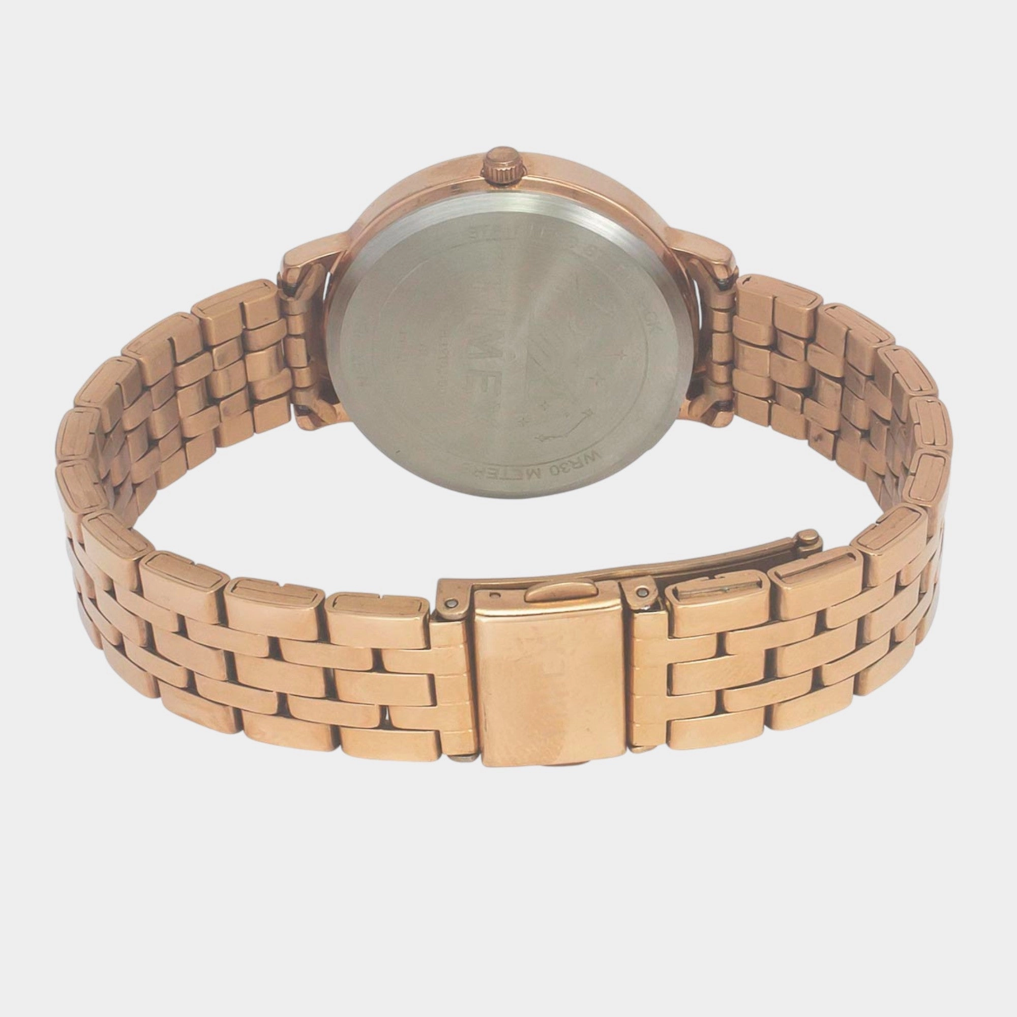 Women Quartz Silver Dial Analog Stainless Steel Watch TWEL19102