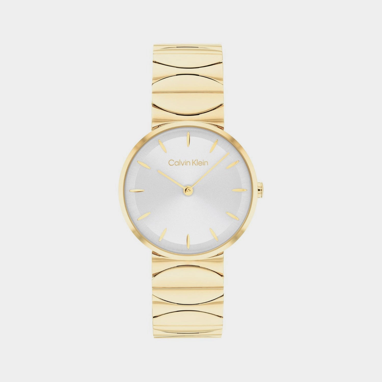 Women Quartz Silver White Dial Analog Stainless Steel Watch 25100043