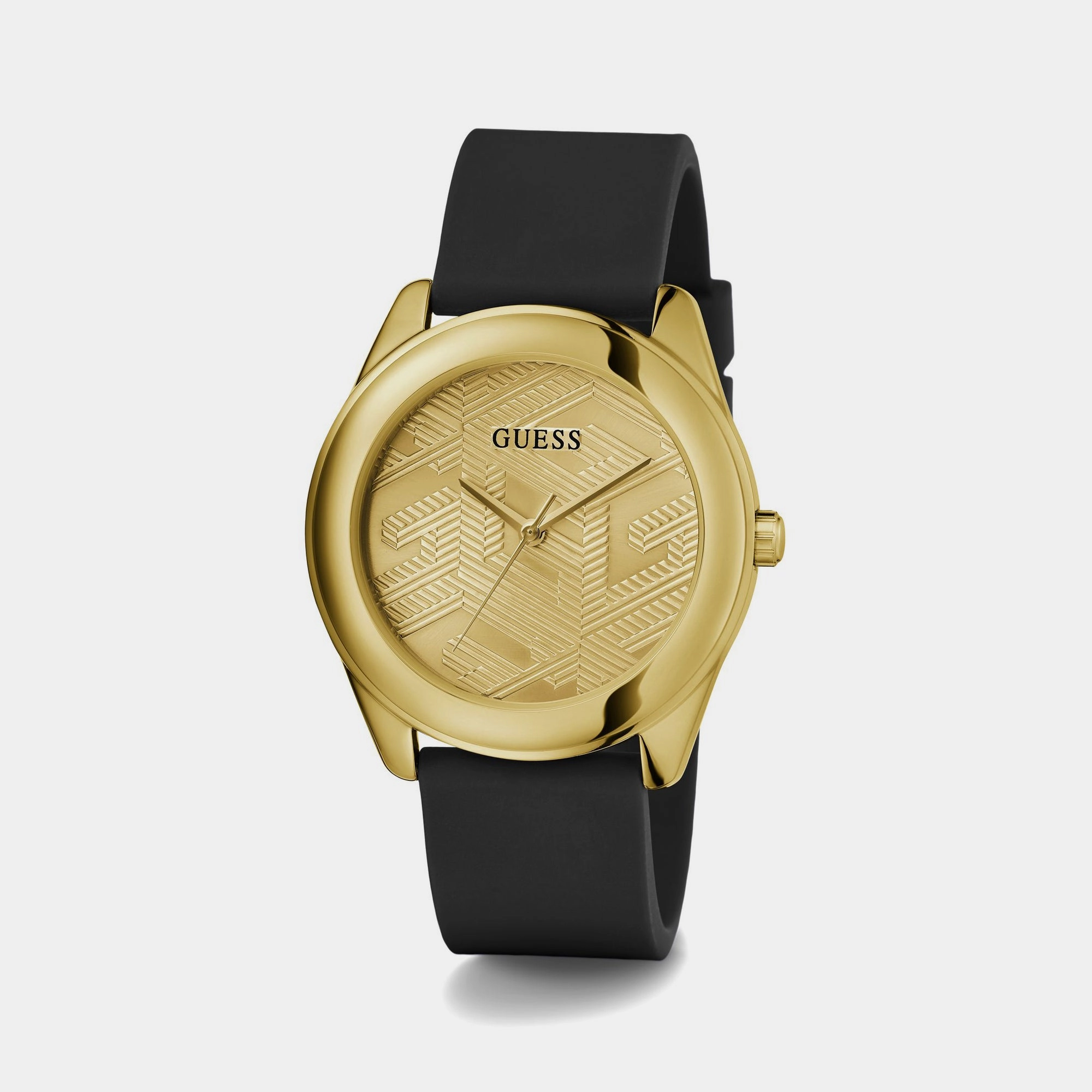 Women's Champagne Analog Silicon Watch GW0665L1