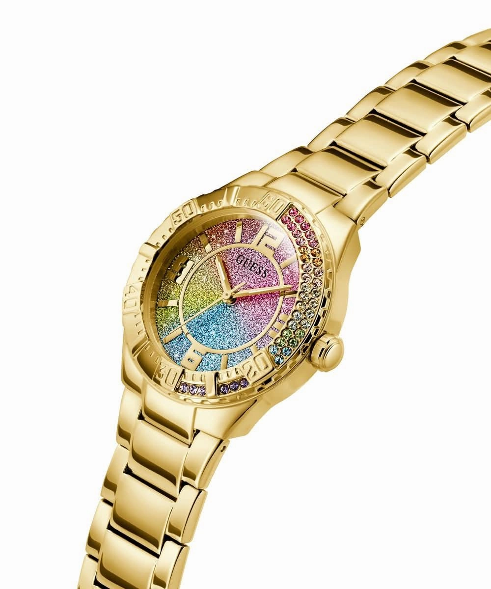 Women's Gold Rainbow Sangria Watch GW0882L2