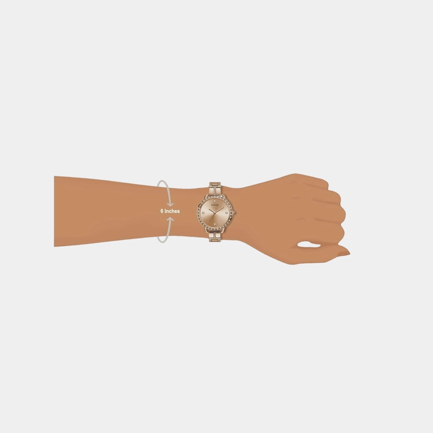Women's Rose Gold Analog Stainless Steel Watch GW0022L3
