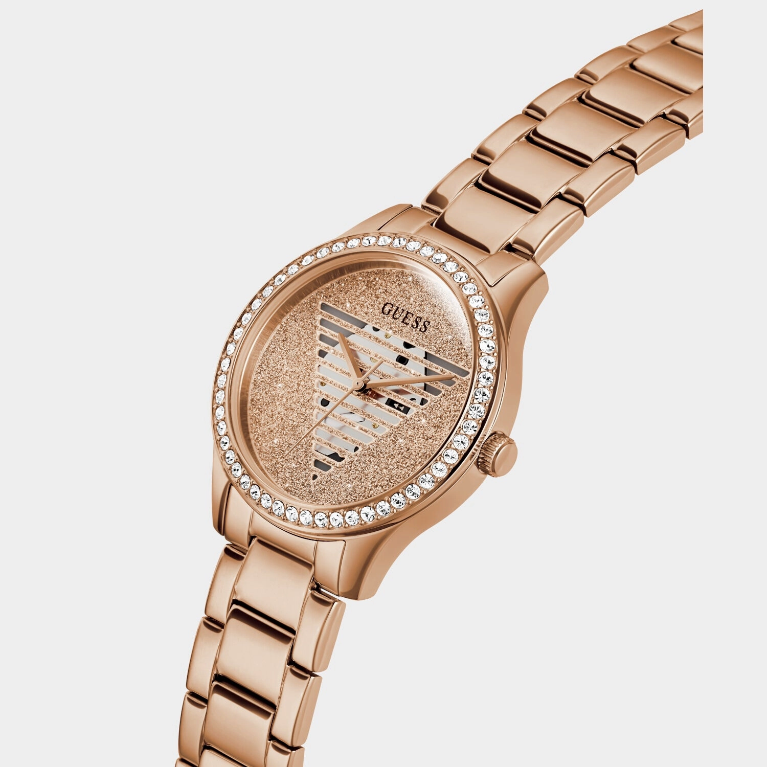 Women's Rose Gold Analog Stainless Steel Watch GW0605L3