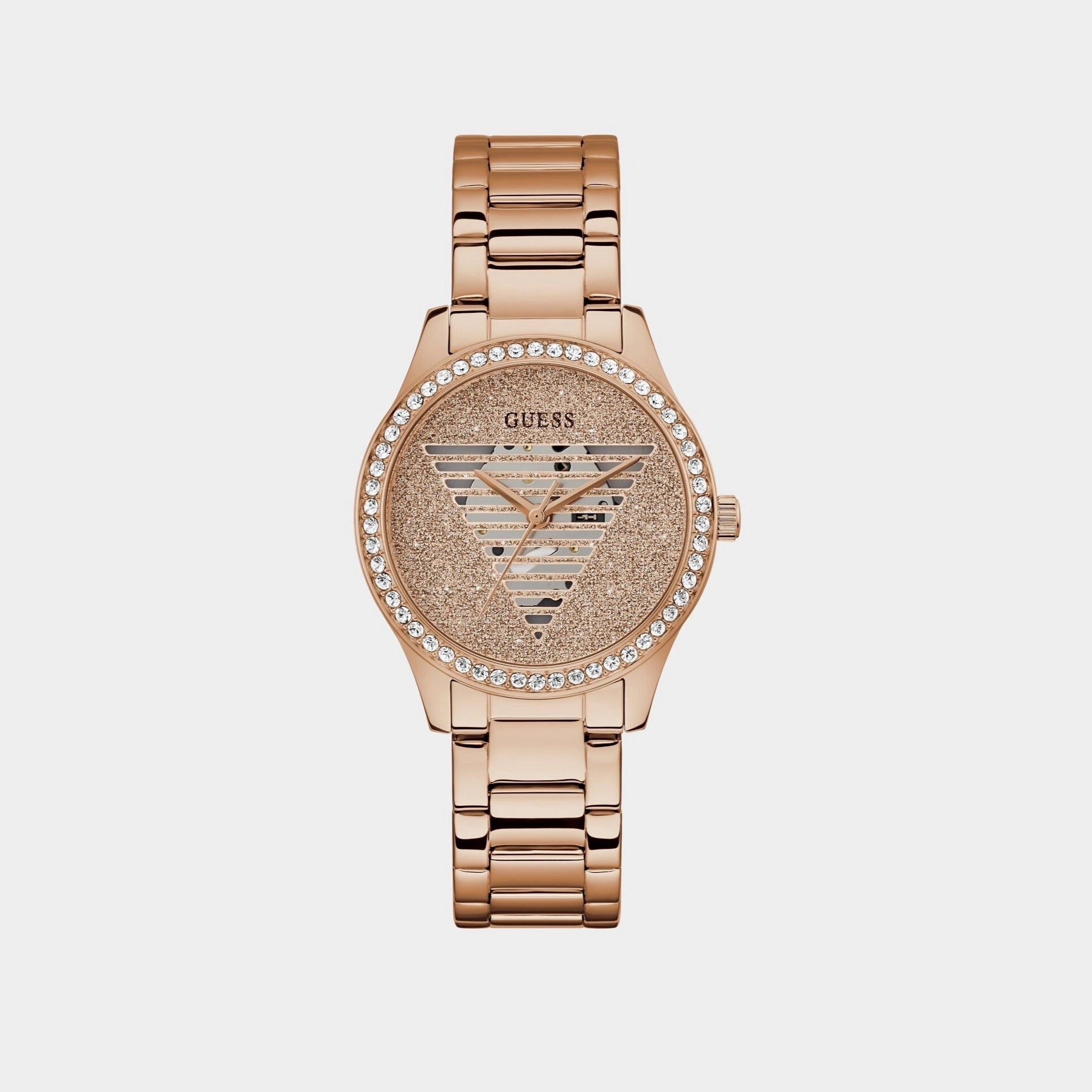 Women's Rose Gold Analog Stainless Steel Watch GW0605L3