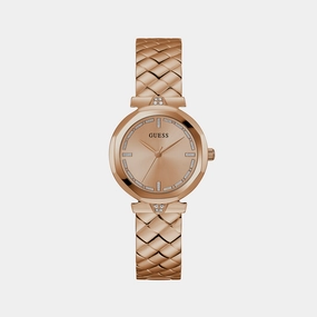 Women's Rose Gold Analog Stainless Steel Watch GW0613L3