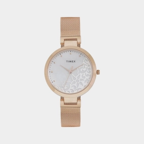 Women's Silver Analog Stainless Steel Watch TW000X220