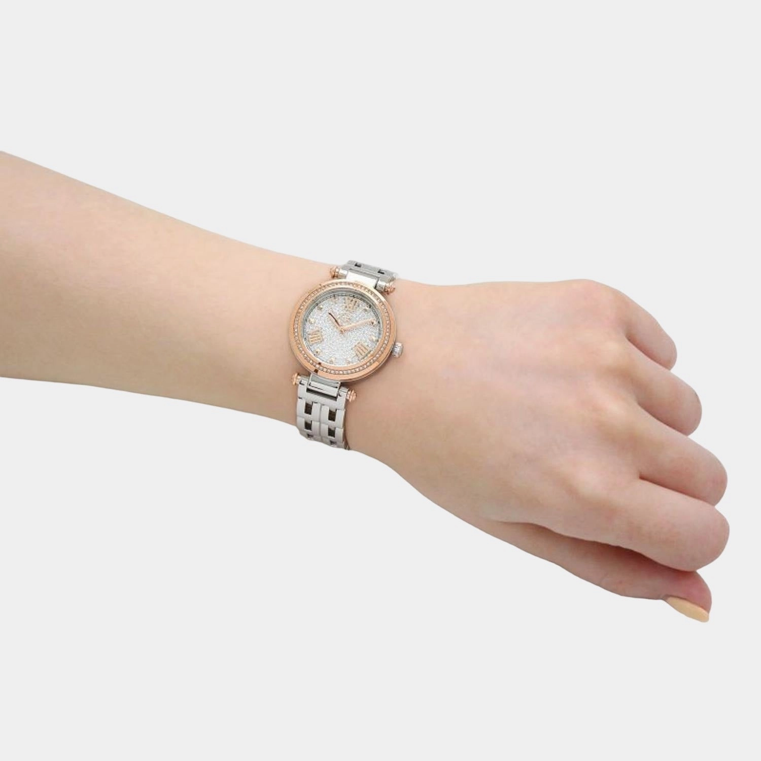 Women's Silver Analog Stainless Steel Watch Y47004L1MF