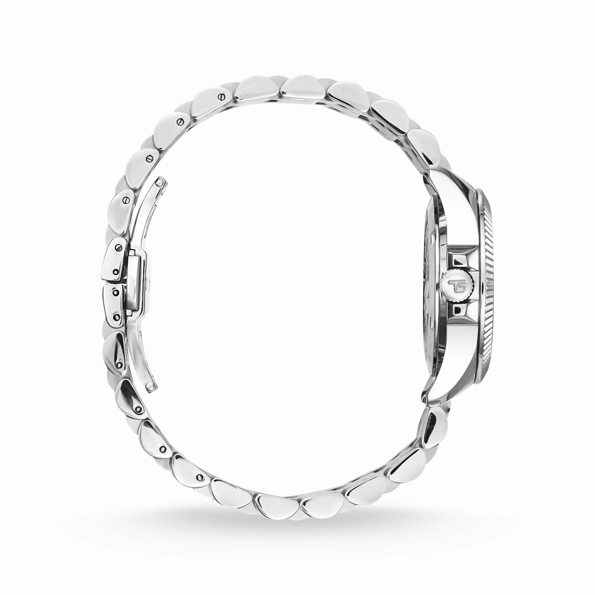 Women's watch Divine Burgundy with zirconia stones