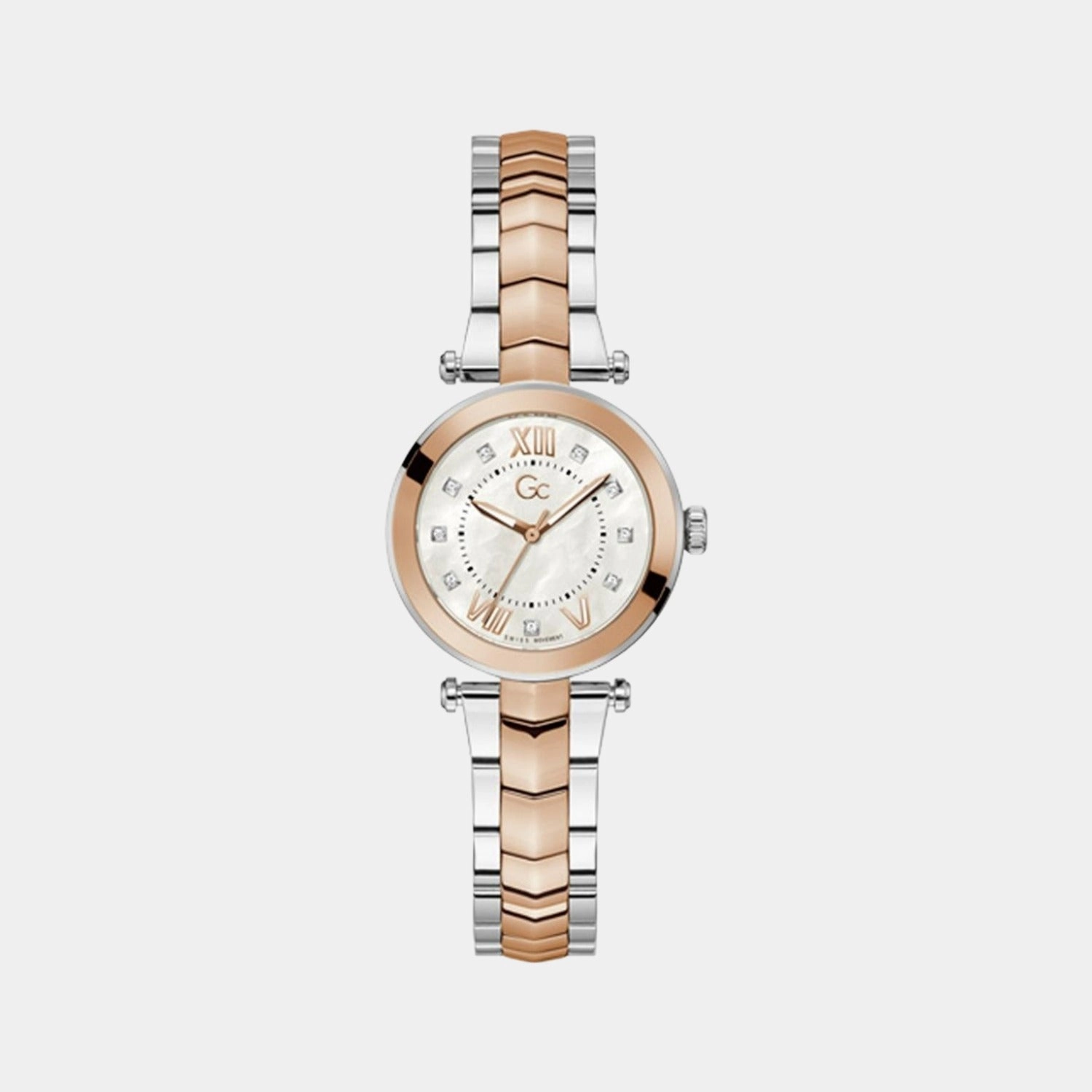 Women's White Analog Stainless Steel Watch Y93004L1MF