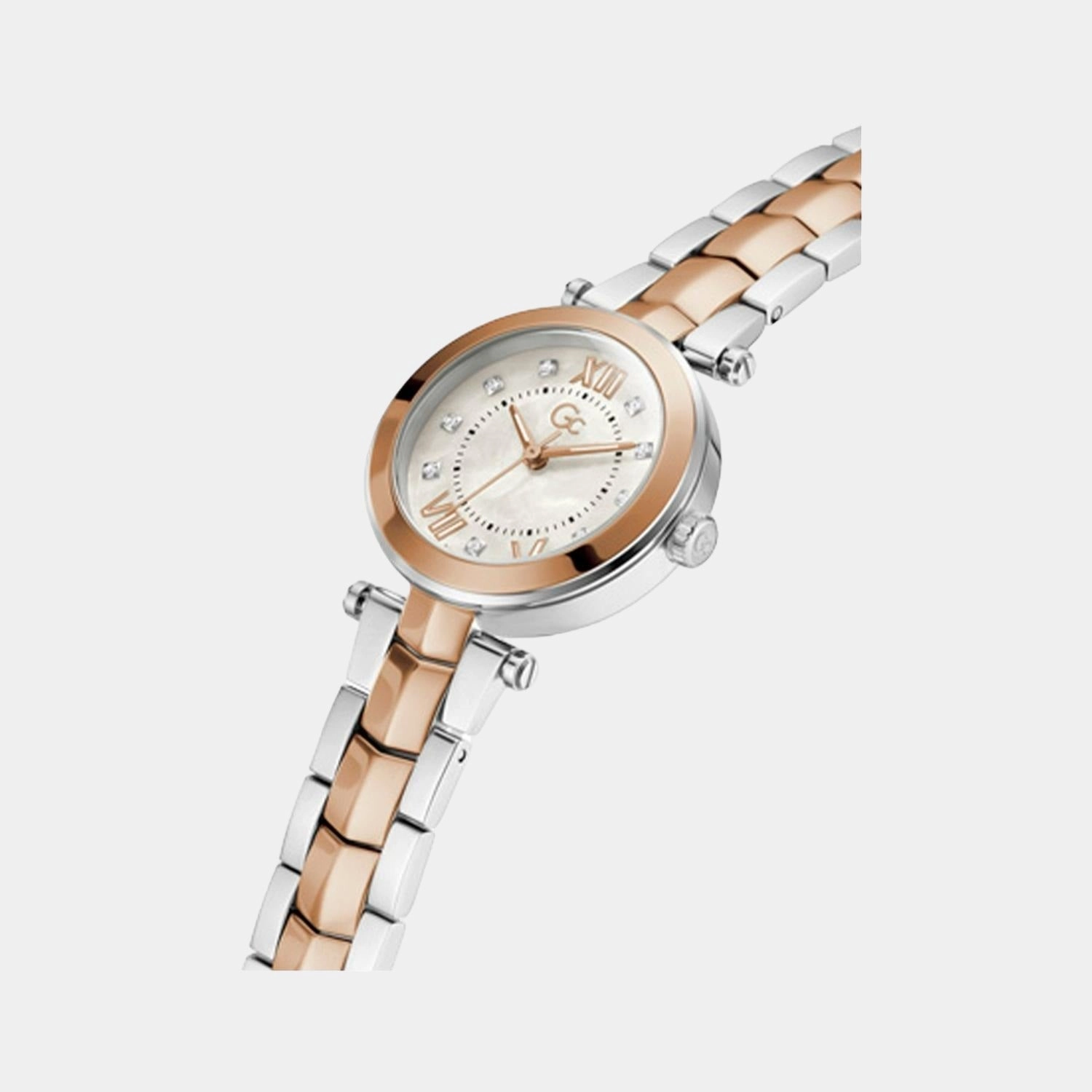 Women's White Analog Stainless Steel Watch Y93004L1MF