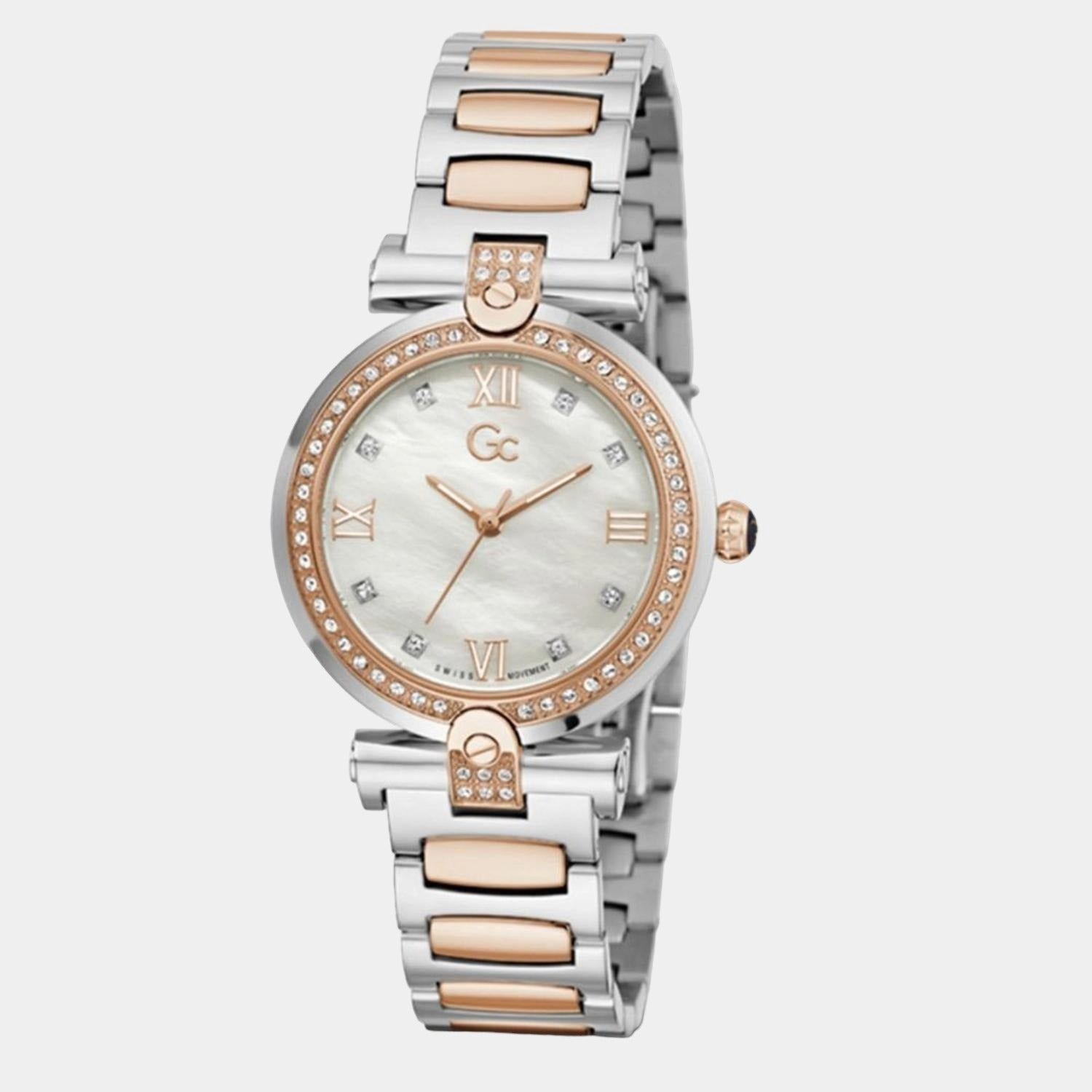 Women's White Analog Stainless Steel Watch Y96004L1MF