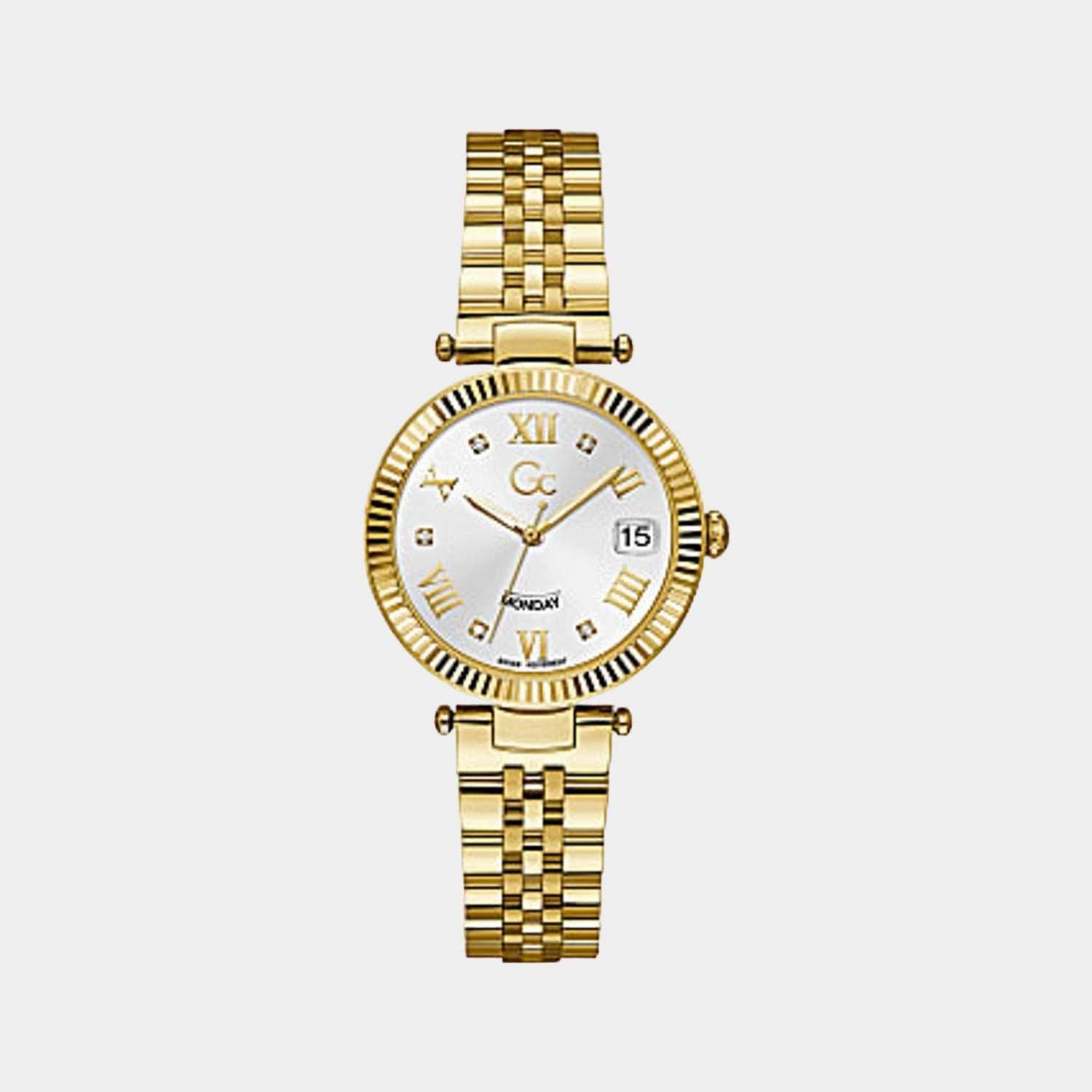 Women's White Analog Stainless Steel Watch Z01004L1MF