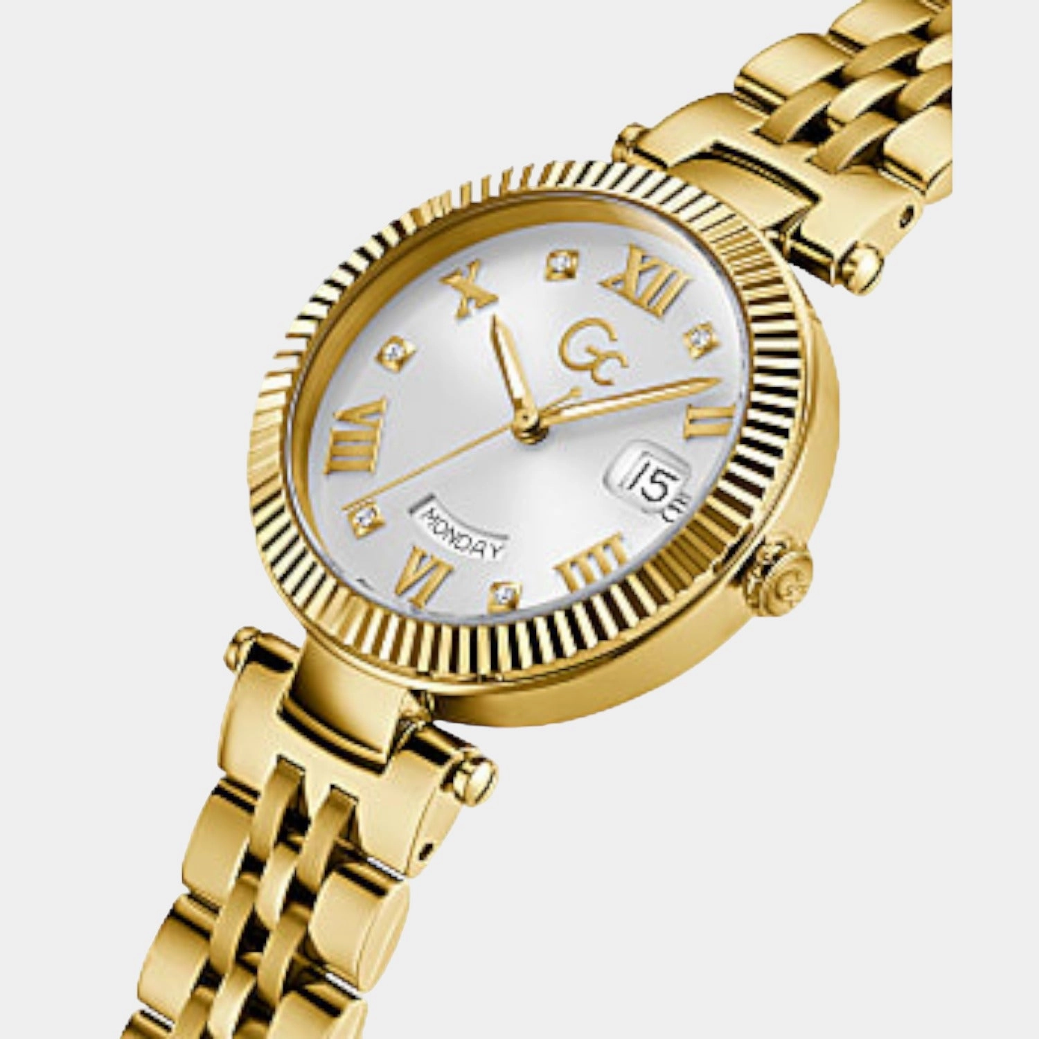 Women's White Analog Stainless Steel Watch Z01004L1MF