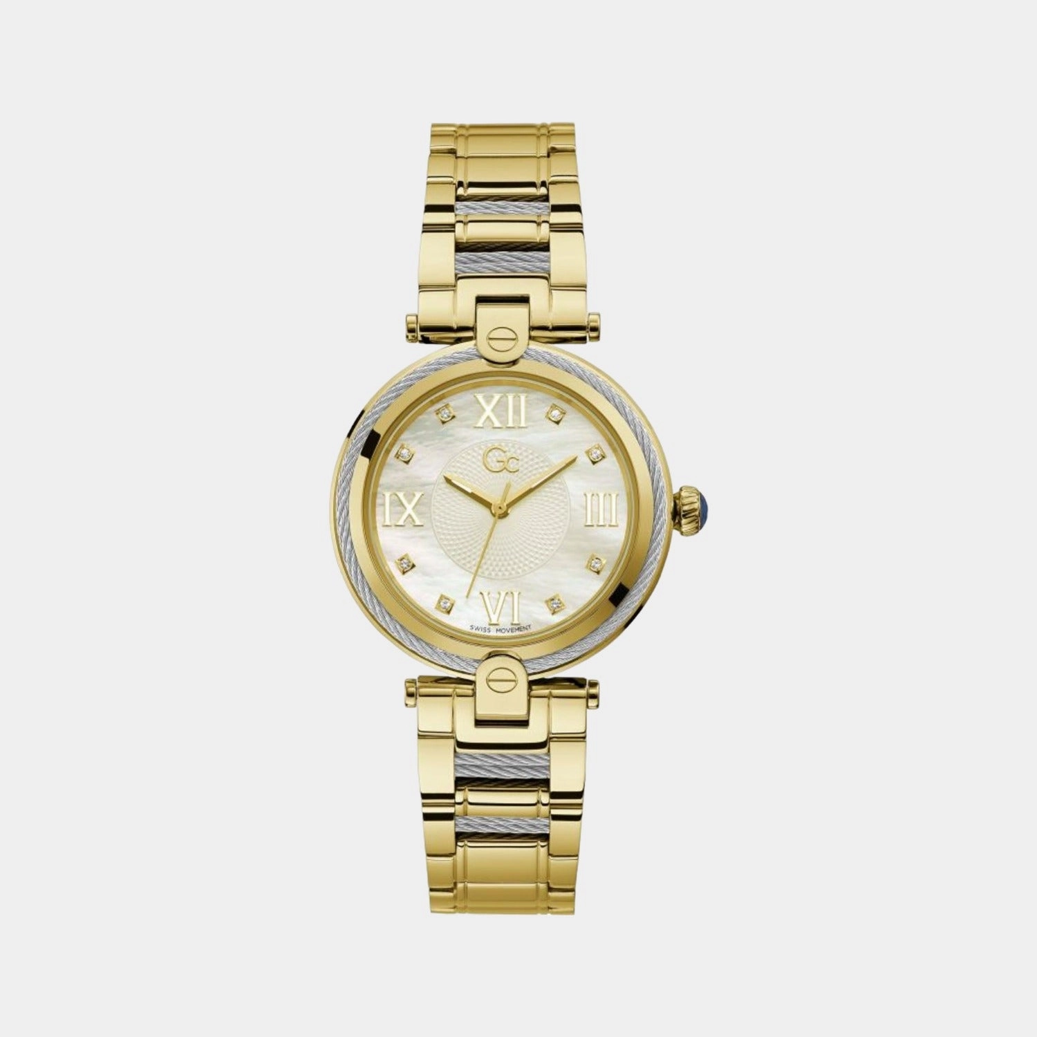 Women's White Analog Stainless Steel Watch Z15001L1MF