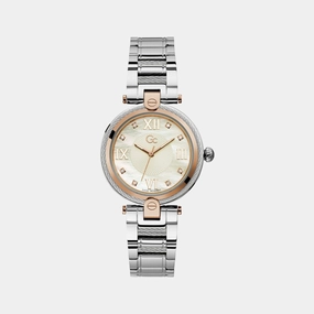 Women's White Analog Stainless Steel Watch Z15002L1MF