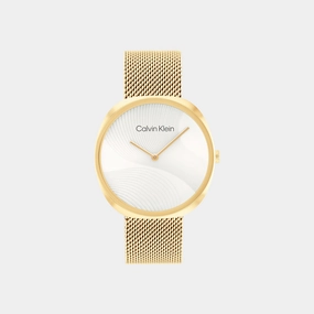 Women Silver Analog Mesh Watch 25200246
