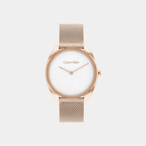 Women White Analog Mesh Watch 25200270