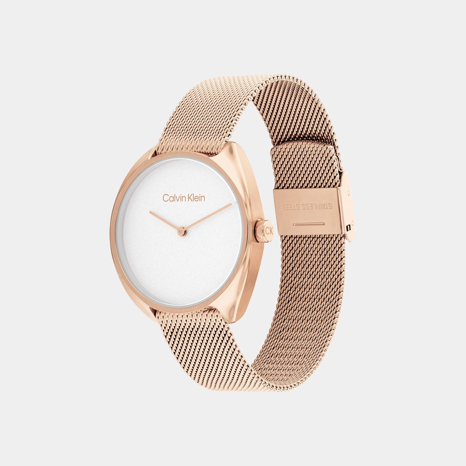 Women White Analog Mesh Watch 25200270