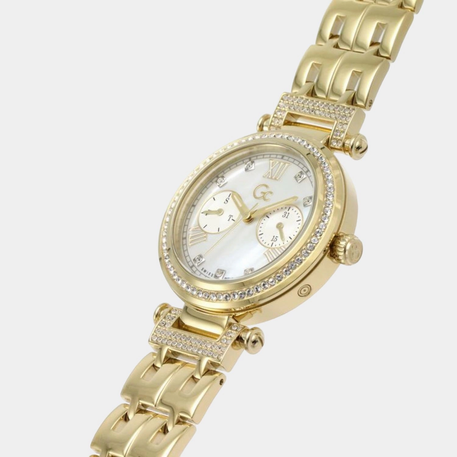 Women White Analog Stainless Steel Watch Y78002L1MF