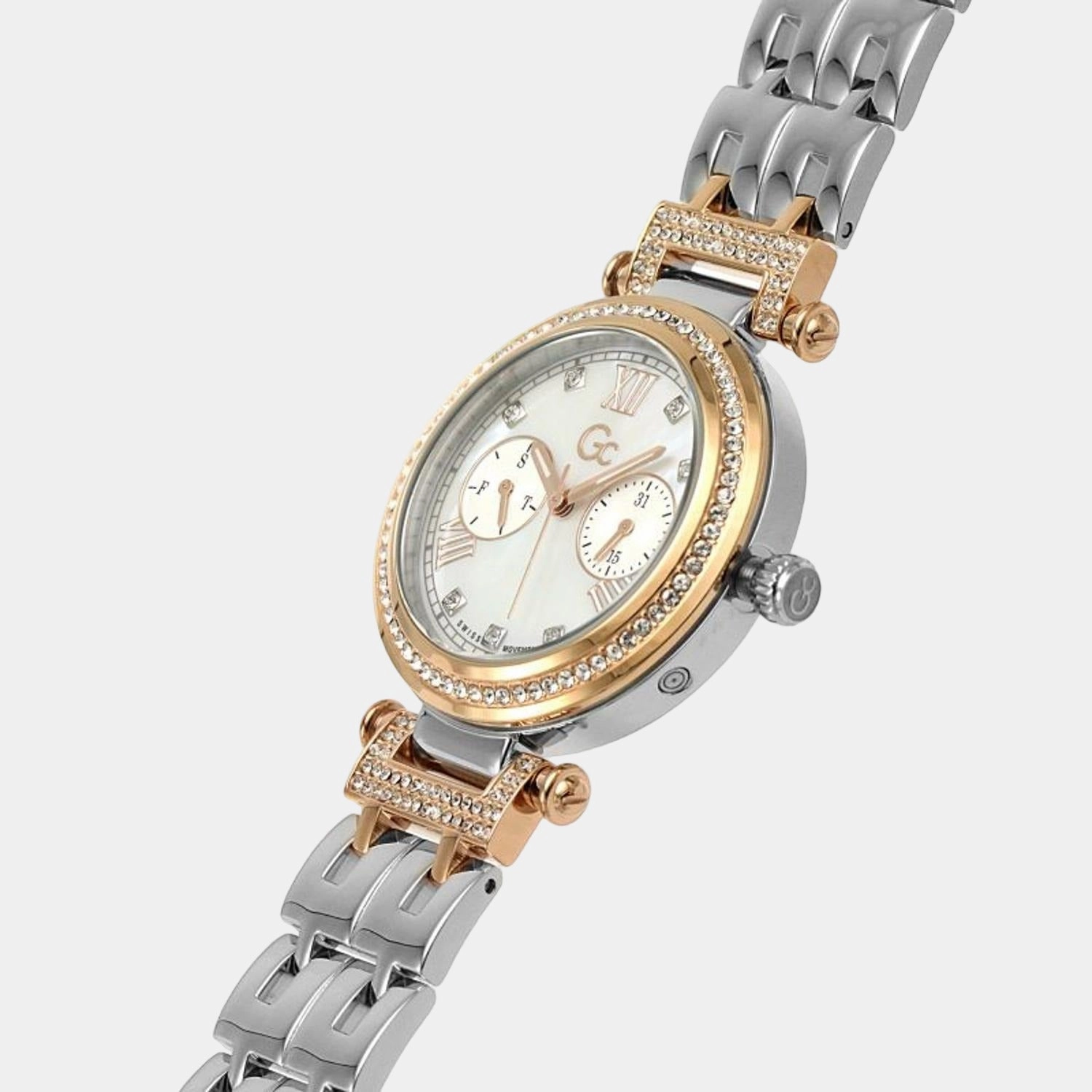 Women White Analog Stainless Steel Watch Y78003L1MF