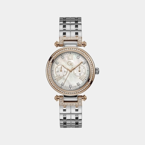 Women White Analog Stainless Steel Watch Y78003L1MF