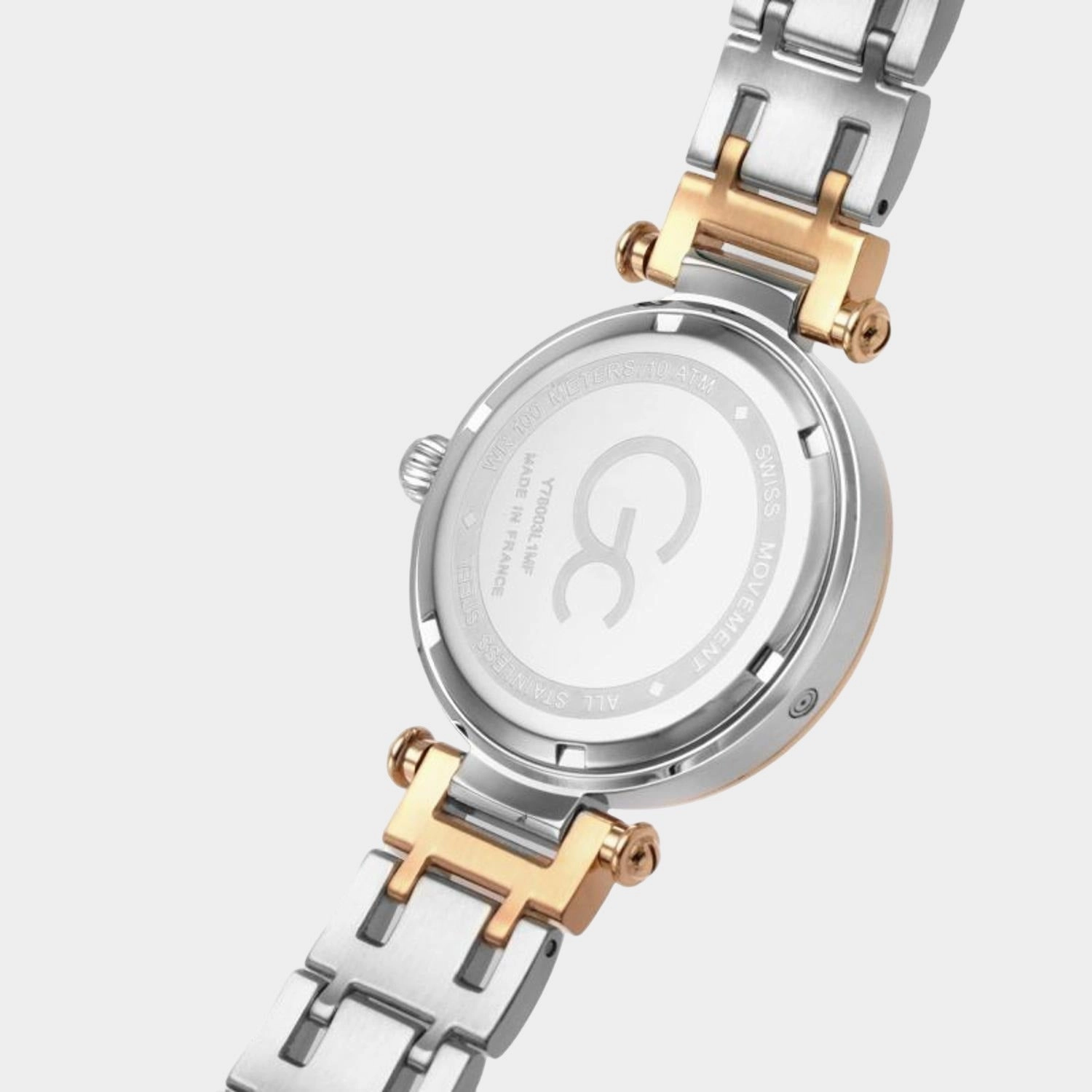 Women White Analog Stainless Steel Watch Y78003L1MF