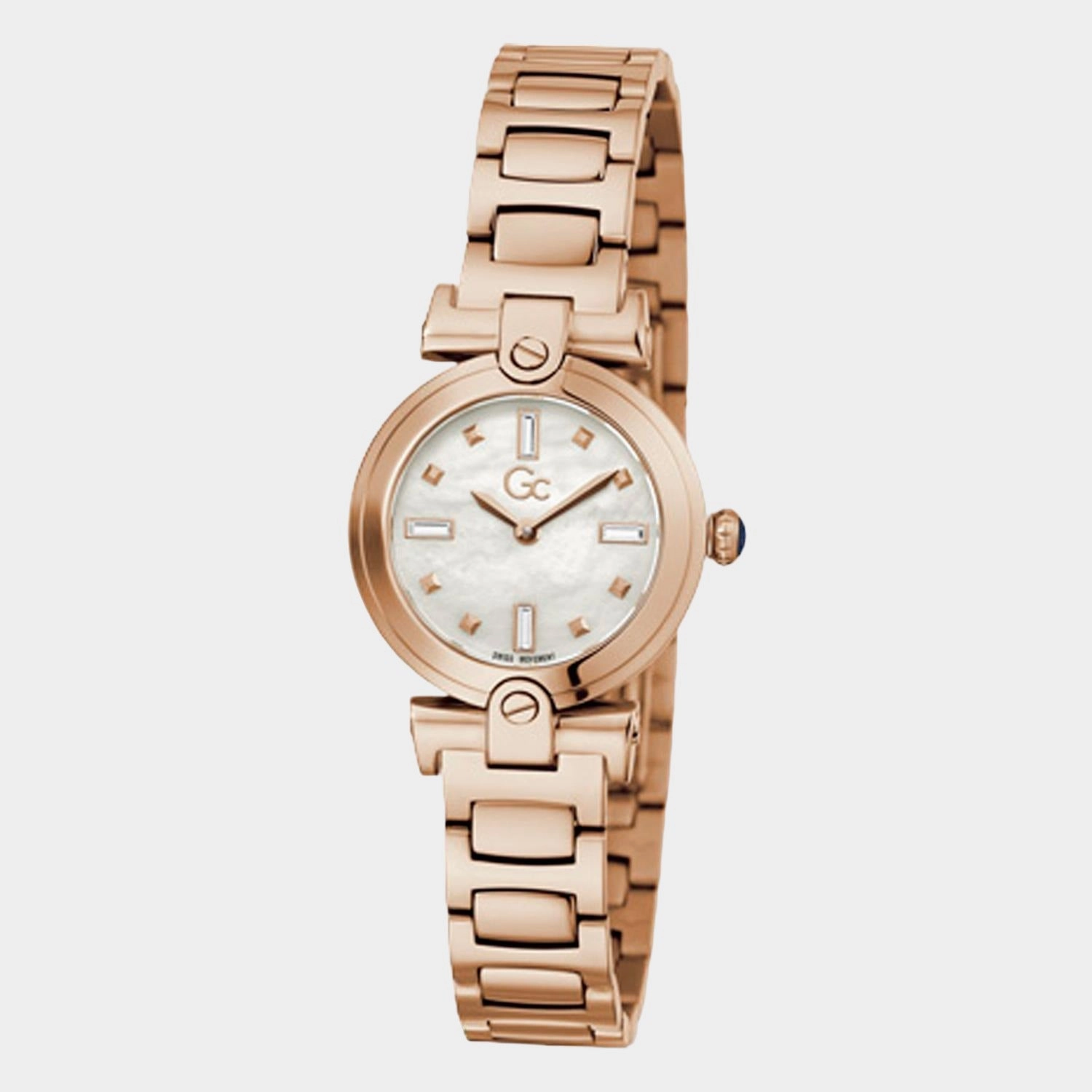 Women White Analog Stainless Steel Watch Y97002L1MF