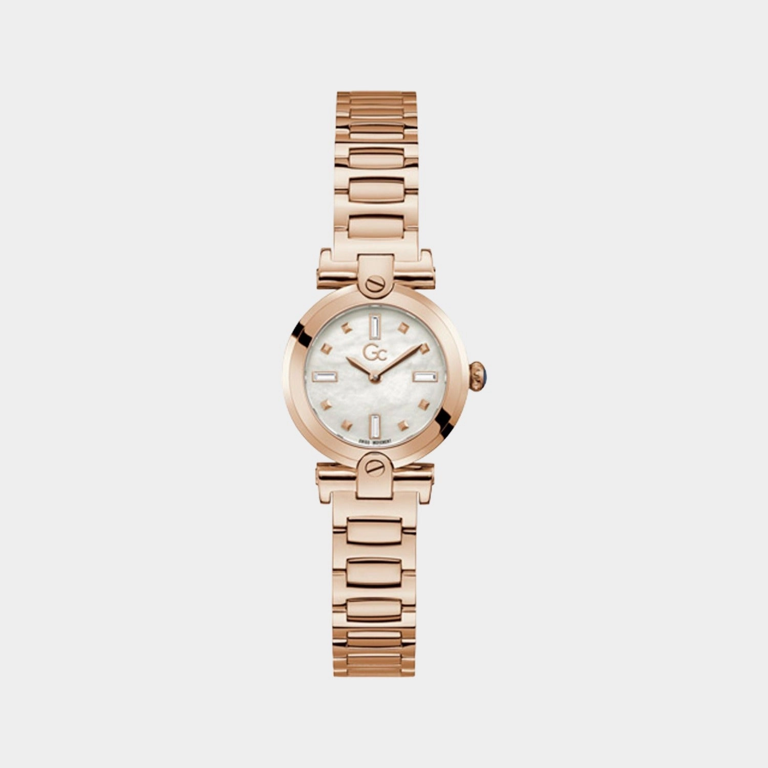 Women White Analog Stainless Steel Watch Y97002L1MF