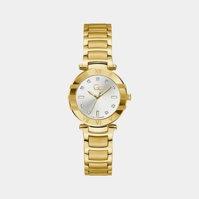Women White Analog Stainless Steel Watch Z03003L1MF