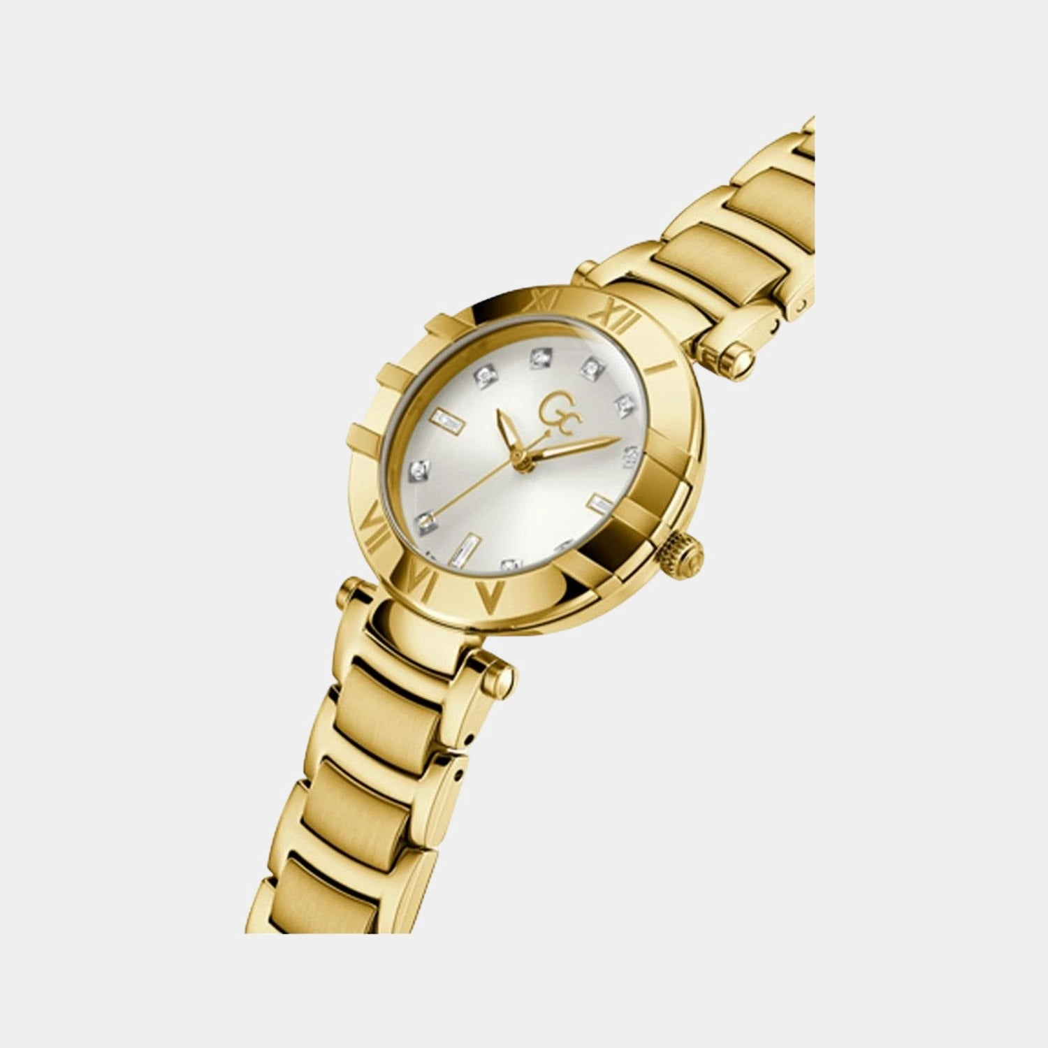 Women White Analog Stainless Steel Watch Z03003L1MF