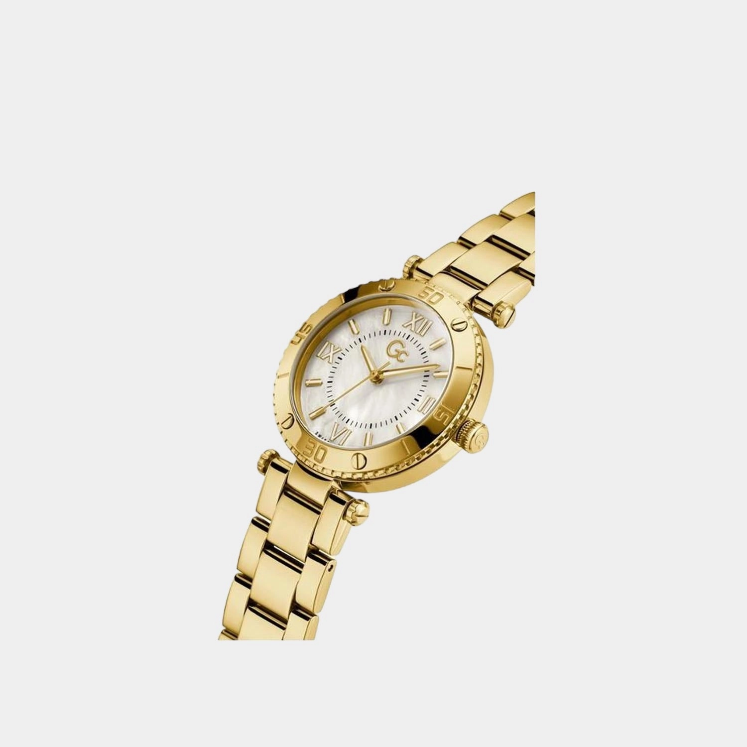 Women White Dial Analog Stainless Steel Watch Z05003L1MF