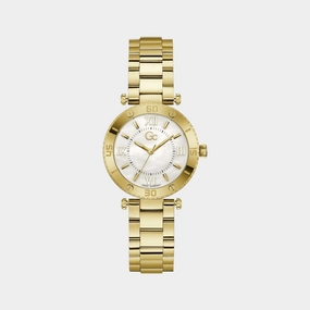 Women White Dial Analog Stainless Steel Watch Z05003L1MF